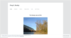 Desktop Screenshot of posybusby.com